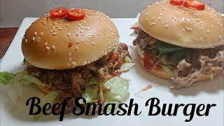 Beef Smash Burger recipe by foods & Flavours by sumi