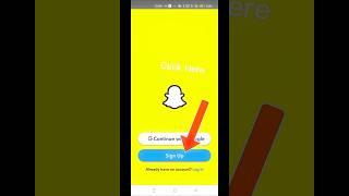 How To Create Snapchat account|| Snapchat account kaise banaye #shorts #snapchat