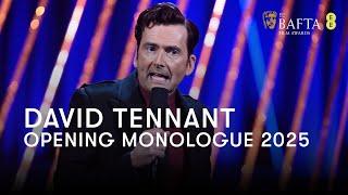 David Tennant is BACK and opens the 2025 EE BAFTA Film Awards with a hilarious monologue