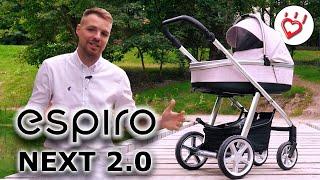 Детская коляска Espiro Next Melange 2 0.  Обзор коляски для новорожденного Эспиро Некст 2020