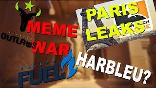 Dallas Fuel Vs Houston Outlaws Trash Talk! Paris OWL Leaks! Harbleu OWL Ready?