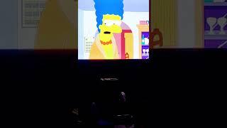 I watch the Simpsons on the TV in my room