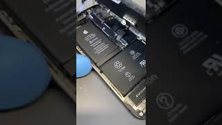 Very satisfying iPhone X screen replacement ASMR #shorts