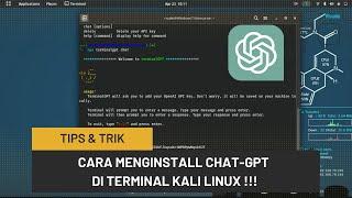 Menginstal Chat GPT di Kali Linux: Panduan Lengkap !!