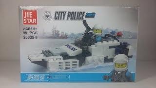 Jie Star City Police - 20035-5 - Water patrol boat