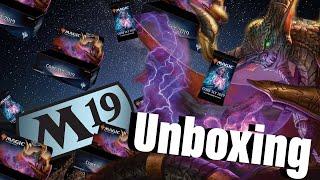 Открываем Дисплей Базового выпуска 2019 Magic: The Gathering booster box m19 opening