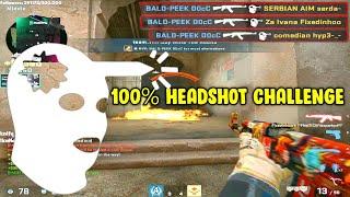 100% HEADSHOT CHALLENGE