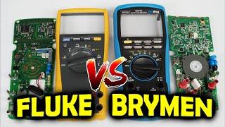 EEVblog 1447 - EXPENSIVE Fluke vs CHEAPER Brymen - Teardown