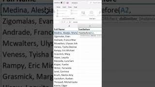 Excel TEXTBEFORE Function Explained in 58 Seconds!