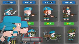 Обзор новых скинов на всех персонажей! Clone Armies 2D Games, Tower Defense