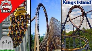The Former Roller Coasters of KINGS ISLAND - A History