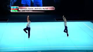 Azerbaijan (AZE) - 2024 Acrobatic Worlds, Guimaraes (POR) Dynamic Qualification  Men's Pair