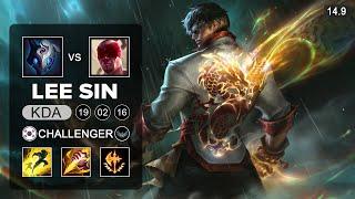 Lee Sin vs Kindred Jungle - KR Challenger - Patch 14.9 Season 14