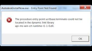 The program can't start because api-ms-win-crt-runtime-I 1-O.dll
