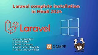 How To Install Laravel on Windows in Hindi | Laravel ko windows me kese install kare 2024 #laravel