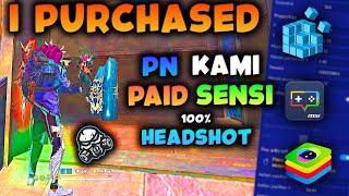 I Purchased PN KAMI Paid Sensi Gives 100% headshot Bluestacks 5 4K | #freefire #bluestacks