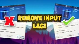 How to REMOVE INPUT Delay in Fortnite! (Edit Faster)