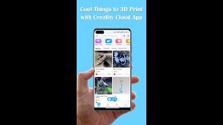 3D print cool things using Creality Cloud App