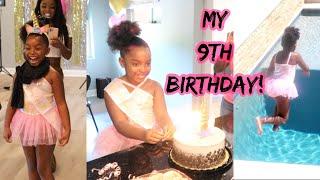 MY 9TH SURPRISE BIRTHDAY POOL PARTY VLOG! | Yoshidoll