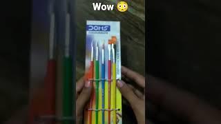 Doms Paint Brush️ Set for Only 50rs//Unboxing Painting ️#trending #shorts #viral #creativebaby