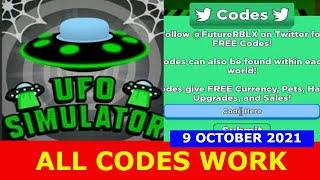 *ALL CODES WORK* [SPOOKY] NEW CODES! UFO Simulator ROBLOX | OCTOBER 10, 2021