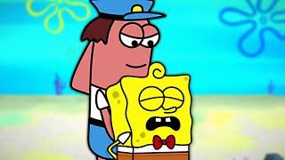 SPONGEBOB IN THE POLICE SAD STORY  ANIMATION