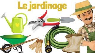 Apprendre le lexique de jardinage en français.