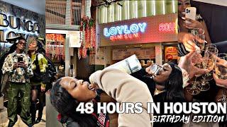 48 HOURS IN HOUSTON‼️| Birthday Edition | #houstontrip #houstonclub