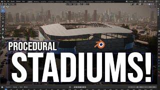 Blender Procedural Stadiums Is Here!