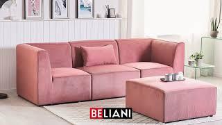 BELIANI - Modular Sectional Sofa Collection LEMVIG Beliani