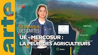 UE - Mercosur : la peur des agriculteurs | Le dessous des cartes - L'essentiel | ARTE