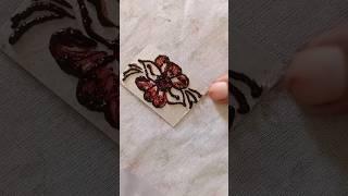 My Daughter first time make this design I hope you like it#shortvideo #art