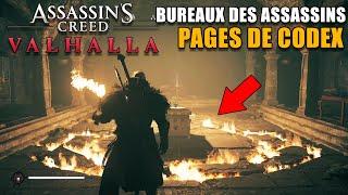 ASSASSIN'S CREED VALHALLA : EMPLACEMENT DES PAGES DE CODEX (Bureau de Ceux qu'on ne voit pas)