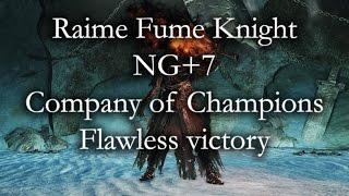 Dark Souls II | Raime Fume Knight NG+7 No damage | Flawless victory (Company of Champions)