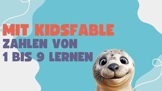 Zahlen von 1 bis 9 lernen, leicht erklärt für Kinder