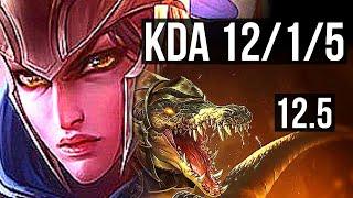 QUINN vs RENEKTON (TOP) | 12/1/5, Rank 8 Quinn, Dominating | EUW Master | 12.5