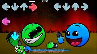 FNF Geometry Dash 2.0 vs Geometry Dash 2.2 Sings Confronting Yourself | Fire In The Hole FNF Mods