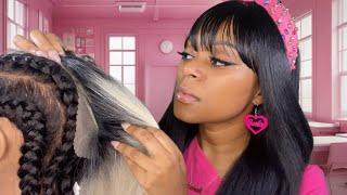 ASMR |  Girl Who Is Secretly OBSESSED With You Pulls Your Wig Off + Scratches Between Your Braids