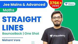 Straight Lines | One Shot | #BounceBack Series | JEE Maths | Unacademy Atoms | Nishant Vora