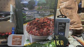 CHEF 5 MINUTE BACKPACK MEAL: BEEF CHILI REVIEW