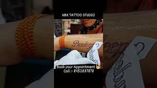 Pradeep Name Tattoo | NBK Tattoo Studio | Tattoo Artist - Nikhil B Kumbhar