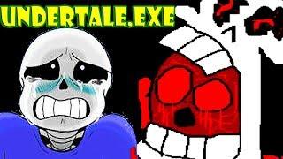 АНДЕРТЕЙЛ.EXE - САНС В УЖАСЕ ! ПАПАЙРУС ОЗВЕРЕЛ ! - Undertale.Exe: Papyrus Goes Too Far