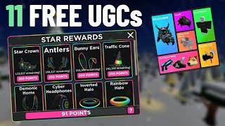 How to get 11 FREE LIMITED UGCs in CATALOG AVATAR CREATOR!