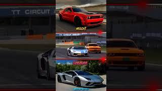 Lamborghini vs Dodge Challenger hellcat race  | Booster 15