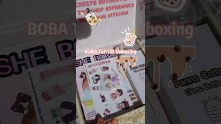 DIY BOBA TEA KIT UNBOXING