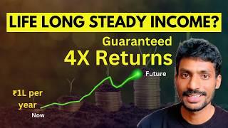 4x returns - Steady Income - How to analyse Guaranteed Income Plans -  Their returns & Alternatives