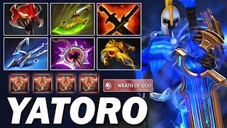 Yatoro - Sven Death Dealer Carry Gameplay | 7.38b Dota 2 IMMORTAL RANK!