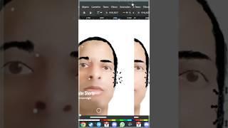 Self Portrait Gradient Mesh Vectoring #inkscape #digital