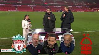 Nottingham Forest vs Liverpool 1-1 Rio Ferdinand reacts to the Draw | Slot & Nuno Espirito Interview