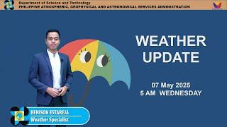 Public Weather Forecast issued at 5AM | May 7, 2025 - Wednesday